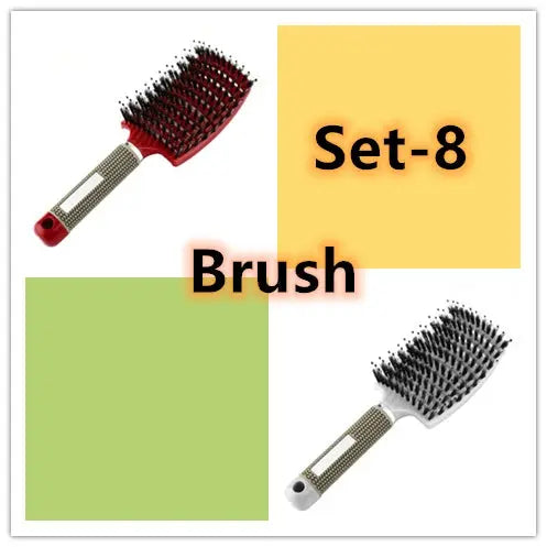 Hairbrush Anti Klit Brushy Haarborstel Women Detangler Hair Brush Bristle Nylon Scalp Massage  Teaser Hair Brush Comb Unique