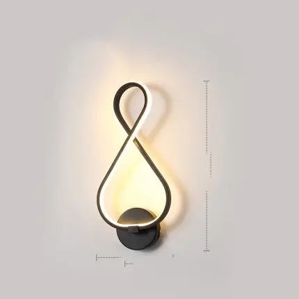led wall lamp nordic minimalist bedroom bedside lamp - Unique Unique Unique led wall lamp nordic minimalist bedroom bedside lamp