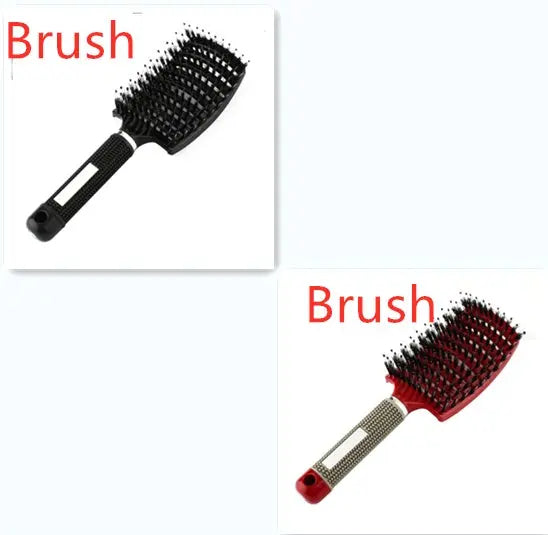 Hairbrush Anti Klit Brushy Haarborstel Women Detangler Hair Brush Bristle Nylon Scalp Massage  Teaser Hair Brush Comb Unique
