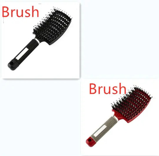 Hairbrush Anti Klit Brushy Haarborstel Women Detangler Hair Brush Bristle Nylon Scalp Massage  Teaser Hair Brush Comb Unique