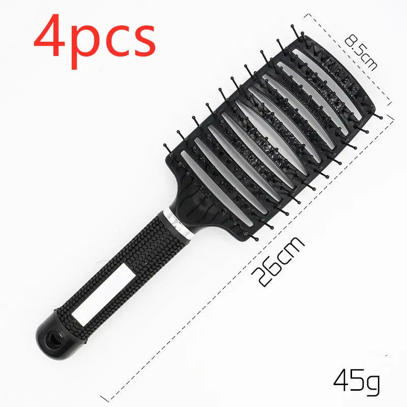 Hairbrush Anti Klit Brushy Haarborstel Women Detangler Hair Brush Bristle Nylon Scalp Massage  Teaser Hair Brush Comb Unique