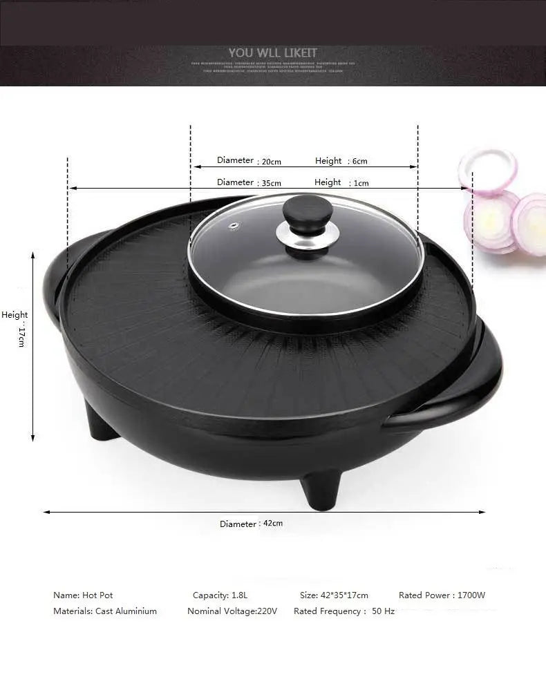 Multifunctional Pot Electric Grill - Unique Unique Unique Multifunctional Pot Electric Grill
