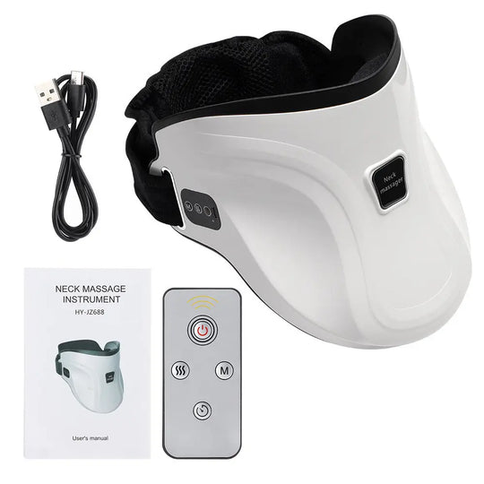 Electric Hot Compress Neck Fixed Traction Air Pressure Kneading Massage Instrument - Unique Unique Unique Electric Hot Compress Neck Fixed Traction Air Pressure Kneading Massage Instrument