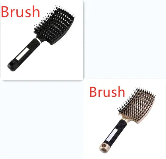 Hairbrush Anti Klit Brushy Haarborstel Women Detangler Hair Brush Bristle Nylon Scalp Massage  Teaser Hair Brush Comb Unique