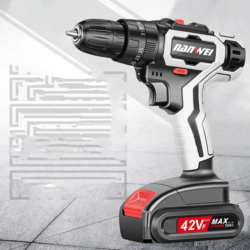 Power Tool Rechargeable Drill Household Lithium Electric Drill - Unique Unique Unique Power Tool Rechargeable Drill Household Lithium Electric Drill