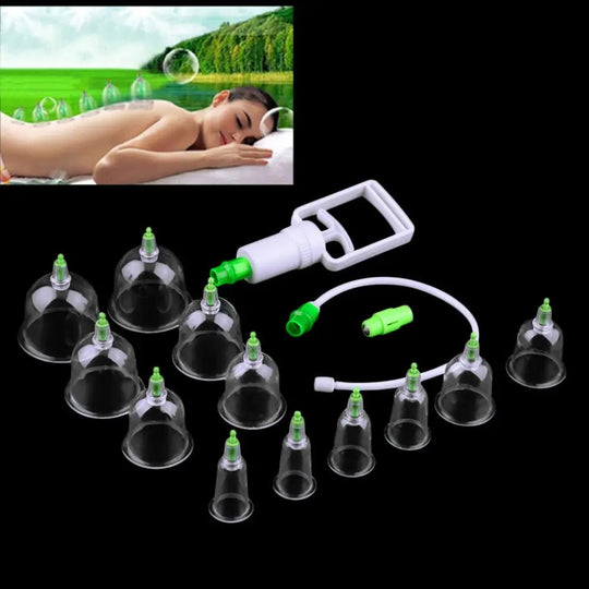 Chinese Great Medical Body Healthy Care 12Cups Kit Cupping Therapy Cups Hot Selling - Unique Unique Unique Chinese Great Medical Body Healthy Care 12Cups Kit Cupping Therapy Cups Hot Selling