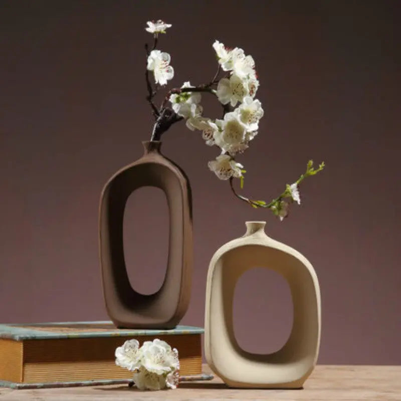 Three-piece ceramic vase - Unique Unique Unique Three-piece ceramic vase
