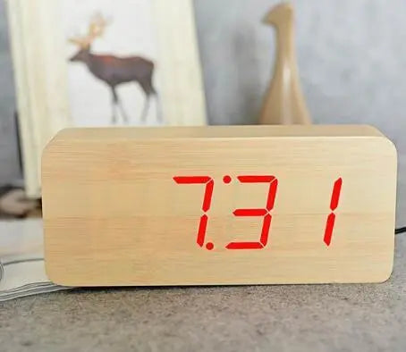 Wooden alarm clock - Unique Unique Unique Wooden alarm clock
