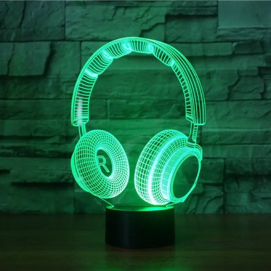 Stereo earphone illusion decorative table lamp - Unique Unique Unique Stereo earphone illusion decorative table lamp