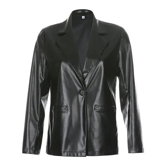 New product women's fashion leather PU suit - Unique Unique Unique New product women's fashion leather PU suit