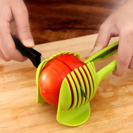 Fruit & Veggie Cutting Holder - Unique Unique Unique Fruit & Veggie Cutting Holder