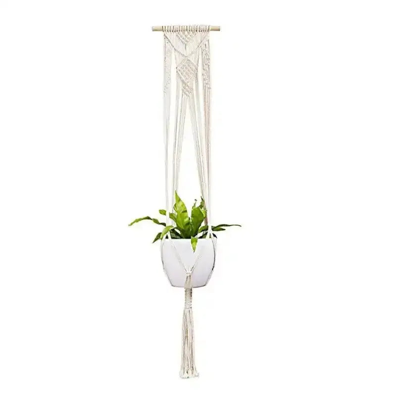 4 Pack - Macrame Hanging Baskets - Unique Unique Unique 4 Pack - Macrame Hanging Baskets