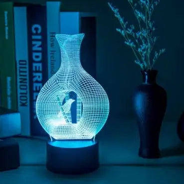 Creative 3D night light LED lamp - Unique Unique Unique Creative 3D night light LED lamp