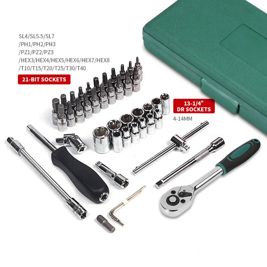 Car Repair Tool 46pcs Inch Socket Set Car Repair Tool Ratchet Torque Wrench Combo Tools Kit Auto Repairing Tool Set - Unique Unique Unique Car Repair Tool 46pcs Inch Socket Set Car Repair Tool Ratchet Torque Wrench Combo Tools Kit Auto Repairing Tool Set