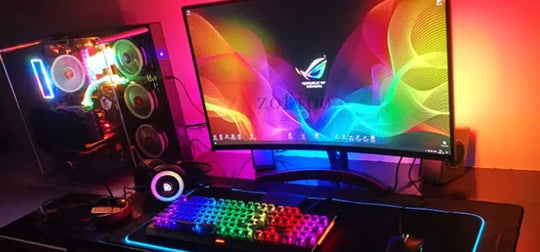 LED Symphony Computer Monitor Streamer Light Bar - Unique Unique Unique LED Symphony Computer Monitor Streamer Light Bar