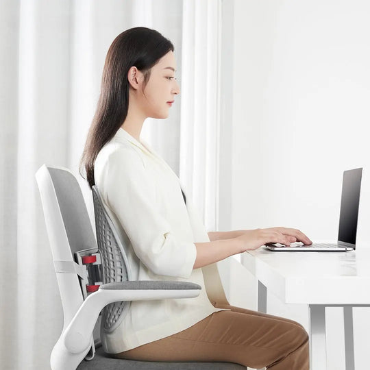 Adjustable Car Chair Back Support Seat Chair Lumbar Back Support Waist Cushion Ventilate Mesh Pad For Office Home - Unique Unique Unique Adjustable Car Chair Back Support Seat Chair Lumbar Back Support Waist Cushion Ventilate Mesh Pad For Office Home