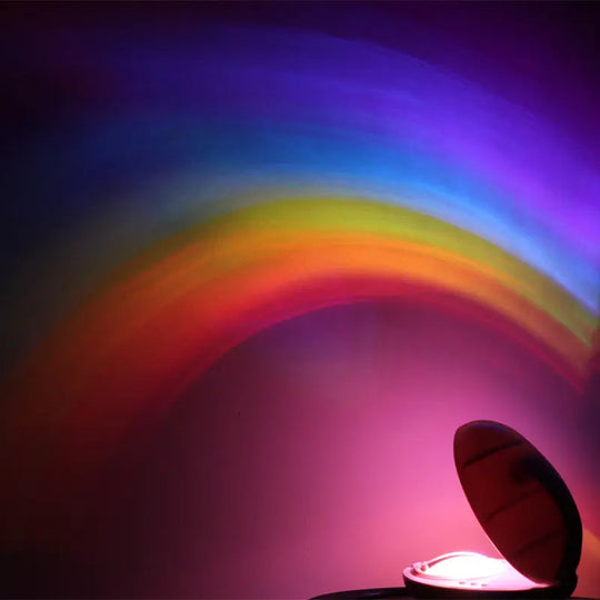 LED Colorful Rainbow Night Light Romantic Sky Rainbow Projection Lamp Bedroom Light Home Decoration - Unique Unique Unique LED Colorful Rainbow Night Light Romantic Sky Rainbow Projection Lamp Bedroom Light Home Decoration