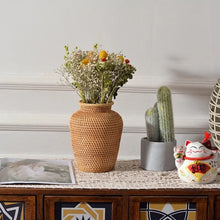 Rattan Woven Ornaments Floral Dry Vases Creative Vases Decorative Tabletop Flower Baskets - Unique Unique Unique Rattan Woven Ornaments Floral Dry Vases Creative Vases Decorative Tabletop Flower Baskets