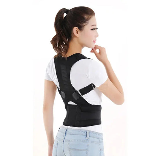 Adjustable Magnetic Posture Corrector Corset Back Men Body Shaper Brace Back Shoulder Belt Lumbar Support - Unique Unique Unique Adjustable Magnetic Posture Corrector Corset Back Men Body Shaper Brace Back Shoulder Belt Lumbar Support