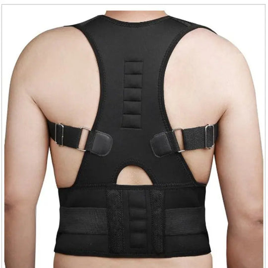 Adjustable Magnetic Posture Corrector Corset Back Men Body Shaper Brace Back Shoulder Belt Lumbar Support - Unique Unique Unique Adjustable Magnetic Posture Corrector Corset Back Men Body Shaper Brace Back Shoulder Belt Lumbar Support