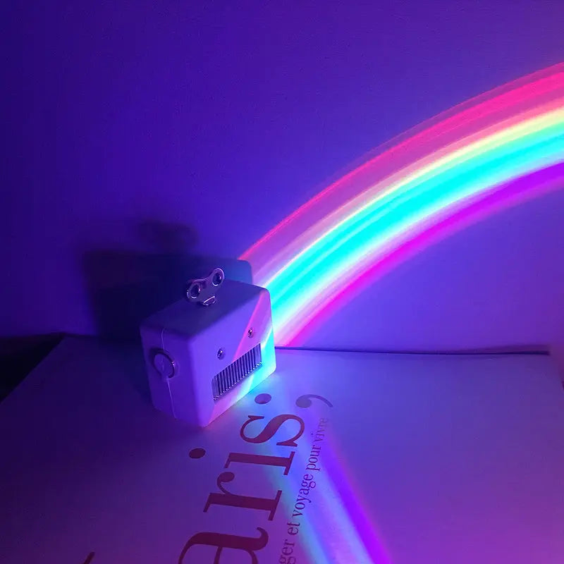 LED Colorful Rainbow Night Light Romantic Sky Rainbow Projection Lamp Bedroom Light Home Decoration - Unique Unique Unique LED Colorful Rainbow Night Light Romantic Sky Rainbow Projection Lamp Bedroom Light Home Decoration