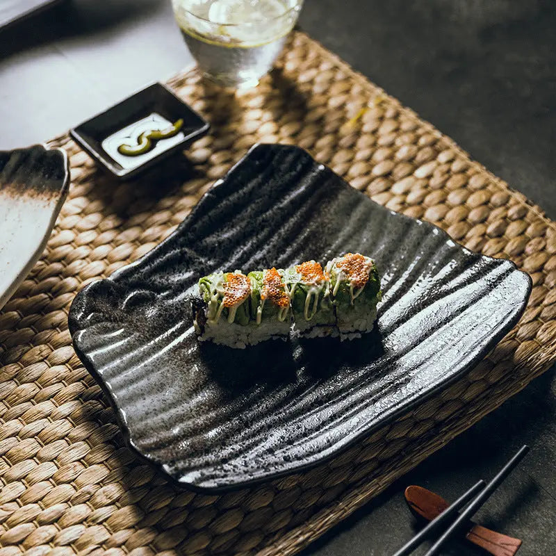 Plate Sushi Flat Plate Creative Household Plate - Unique Unique Unique Plate Sushi Flat Plate Creative Household Plate