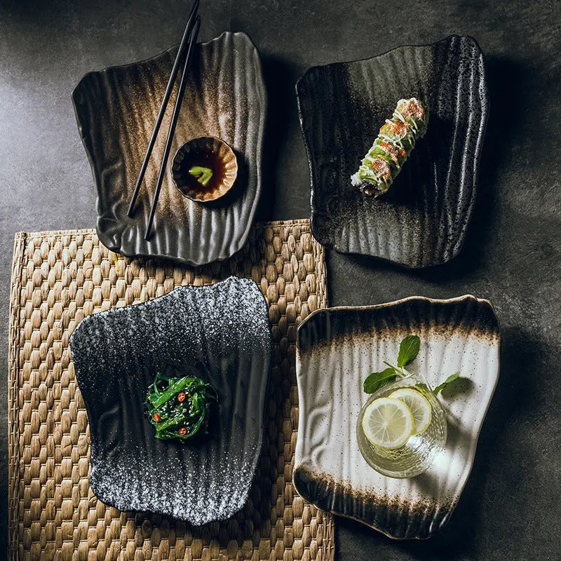 Plate Sushi Flat Plate Creative Household Plate - Unique Unique Unique Plate Sushi Flat Plate Creative Household Plate