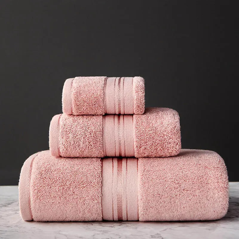 Pure Color Thick Cotton Bath Towel Set Towel Set Increased Pure Cotton Beach Towel Beauty Salon Bath Towel - Unique Unique Unique Pure Color Thick Cotton Bath Towel Set Towel Set Increased Pure Cotton Beach Towel Beauty Salon Bath Towel