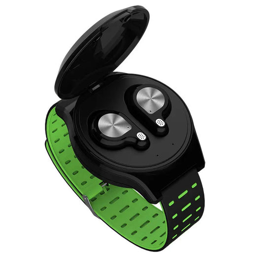 Compatible with Apple, Wireless Bluetooth Headset Wrist Strap Hifi Wireless Headphones Sports Earbuds 5.0 Bluetooth Earphone for iPhone Android IOS Unique