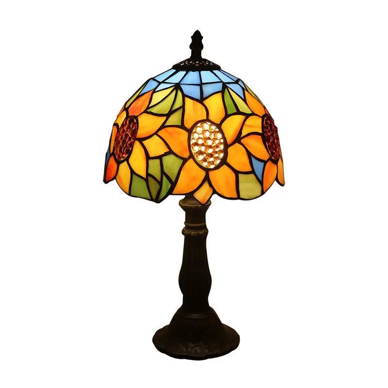 Lamp Bedroom Bedside Lamp Retro Bar Yellow Glass Lamp Resin Base Table Lamps Makeup Table Side Table Led Lights - Unique Unique Unique Lamp Bedroom Bedside Lamp Retro Bar Yellow Glass Lamp Resin Base Table Lamps Makeup Table Side Table Led Lights