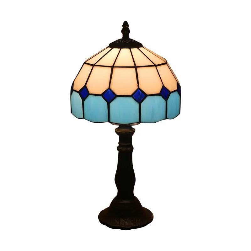 Lamp Bedroom Bedside Lamp Retro Bar Yellow Glass Lamp Resin Base Table Lamps Makeup Table Side Table Led Lights - Unique Unique Unique Lamp Bedroom Bedside Lamp Retro Bar Yellow Glass Lamp Resin Base Table Lamps Makeup Table Side Table Led Lights
