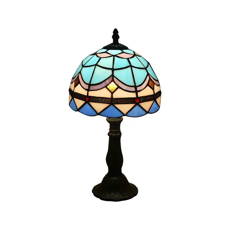 Lamp Bedroom Bedside Lamp Retro Bar Yellow Glass Lamp Resin Base Table Lamps Makeup Table Side Table Led Lights - Unique Unique Unique Lamp Bedroom Bedside Lamp Retro Bar Yellow Glass Lamp Resin Base Table Lamps Makeup Table Side Table Led Lights