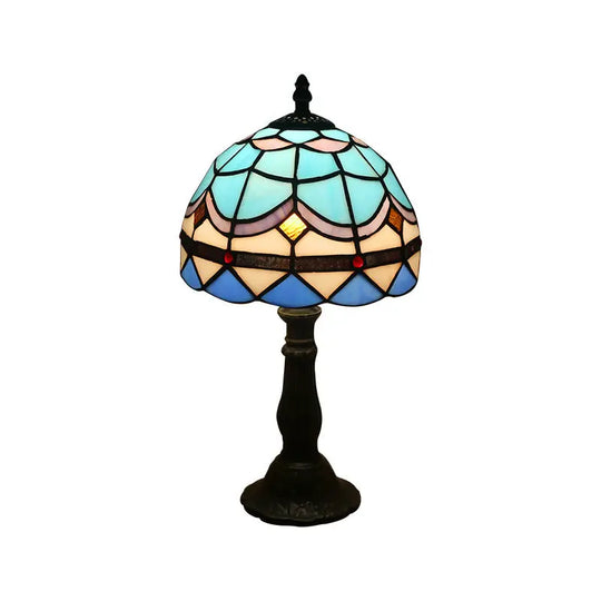 Lamp Bedroom Bedside Lamp Retro Bar Yellow Glass Lamp Resin Base Table Lamps Makeup Table Side Table Led Lights - Unique Unique Unique Lamp Bedroom Bedside Lamp Retro Bar Yellow Glass Lamp Resin Base Table Lamps Makeup Table Side Table Led Lights