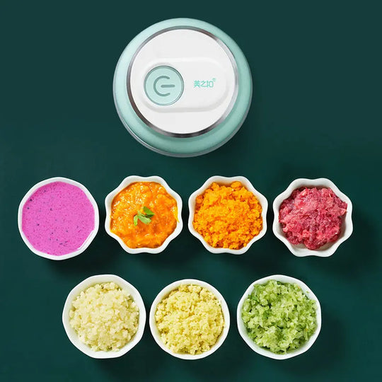 Portable Electric Mini Garlic Cutter Masher Vegetable Fruit Meat Food Chopper Grinder - Unique Unique Unique Portable Electric Mini Garlic Cutter Masher Vegetable Fruit Meat Food Chopper Grinder