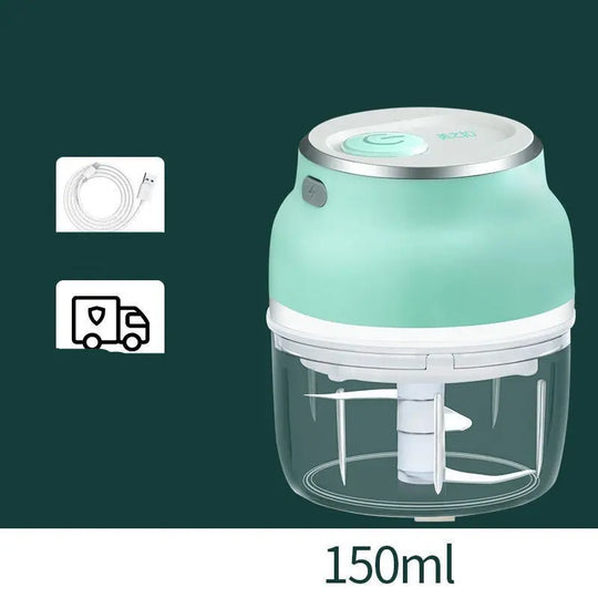 Portable Electric Mini Garlic Cutter Masher Vegetable Fruit Meat Food Chopper Grinder - Unique Unique Unique Portable Electric Mini Garlic Cutter Masher Vegetable Fruit Meat Food Chopper Grinder