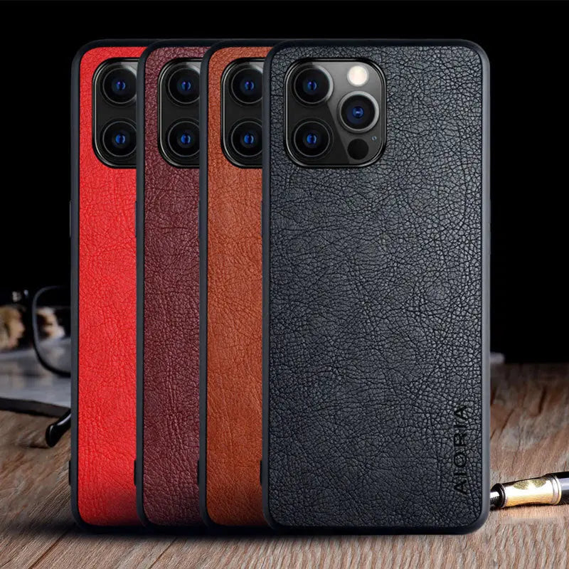Compatible with Apple, Iphone 12 Pro Max Mobile Phone Case With Lychee Pattern Mobile Phone Case - Unique Unique Unique Compatible with Apple, Iphone 12 Pro Max Mobile Phone Case With Lychee Pattern Mobile Phone Case