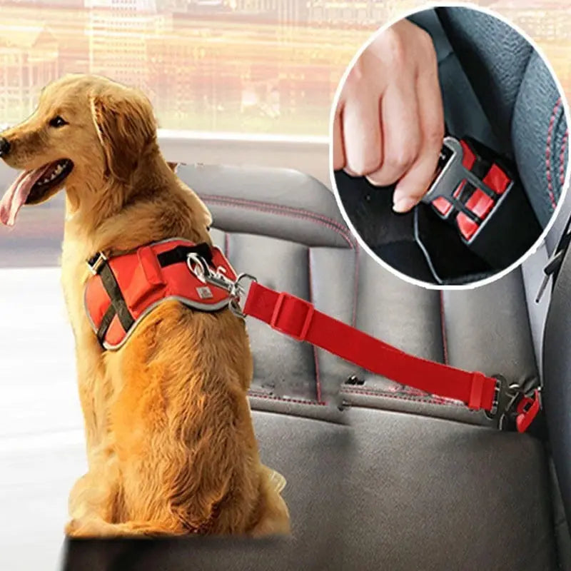 Adjustable Pet Cat Dog Car Seat Belt Pet Seat Vehicle Dog Harness Lead Clip Safety Lever Traction Dog Collars Dogs Accessoires Pets Products - Unique Unique Unique Adjustable Pet Cat Dog Car Seat Belt Pet Seat Vehicle Dog Harness Lead Clip Safety Lever Traction Dog Collars Dogs Accessoires Pets Products
