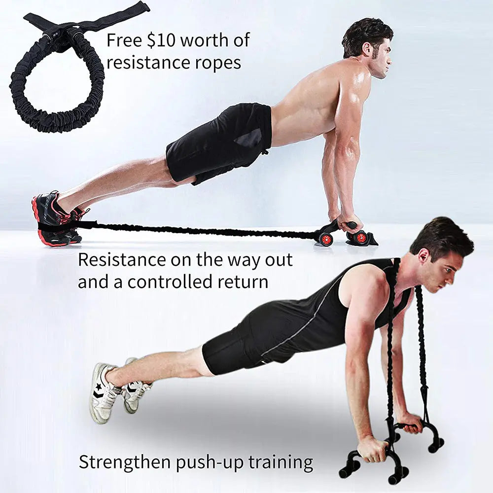 Push-Up Bracket Rebound Pull Rope 4 Rounds - Unique Unique Unique Push-Up Bracket Rebound Pull Rope 4 Rounds