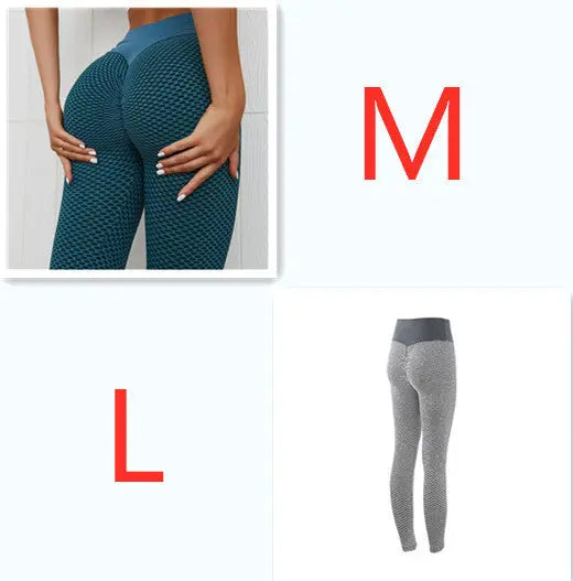 Plaid Leggings Fitness Yoga Pants Women's Seamless High Waist Breathable Gym Leggings Unique