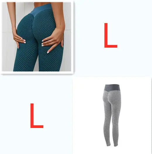 Plaid Leggings Fitness Yoga Pants Women's Seamless High Waist Breathable Gym Leggings Unique