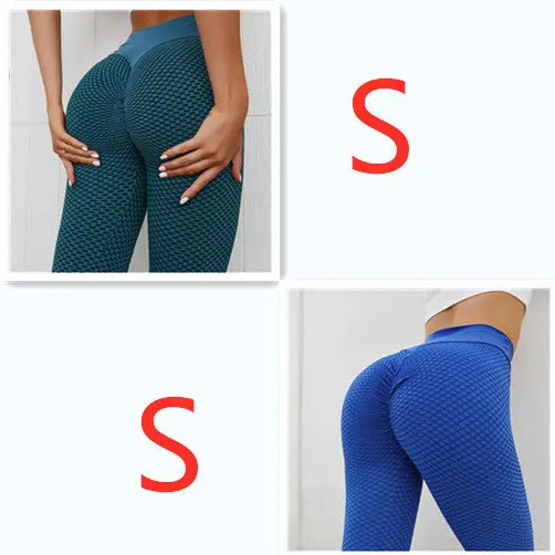 Plaid Leggings Fitness Yoga Pants Women's Seamless High Waist Breathable Gym Leggings Unique