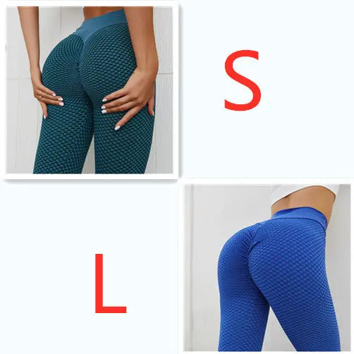 Plaid Leggings Fitness Yoga Pants Women's Seamless High Waist Breathable Gym Leggings Unique
