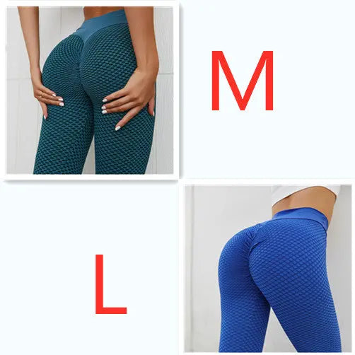 Plaid Leggings Fitness Yoga Pants Women's Seamless High Waist Breathable Gym Leggings Unique