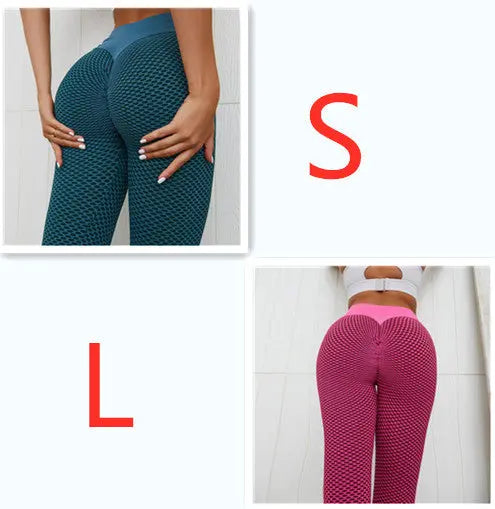 Plaid Leggings Fitness Yoga Pants Women's Seamless High Waist Breathable Gym Leggings Unique