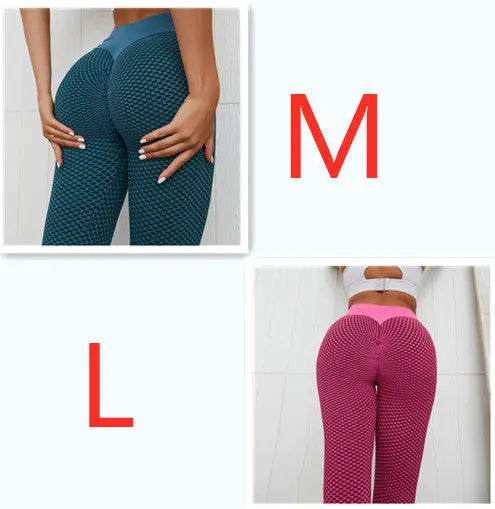 Plaid Leggings Fitness Yoga Pants Women's Seamless High Waist Breathable Gym Leggings Unique