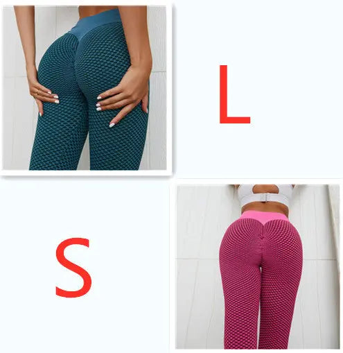 Plaid Leggings Fitness Yoga Pants Women's Seamless High Waist Breathable Gym Leggings Unique
