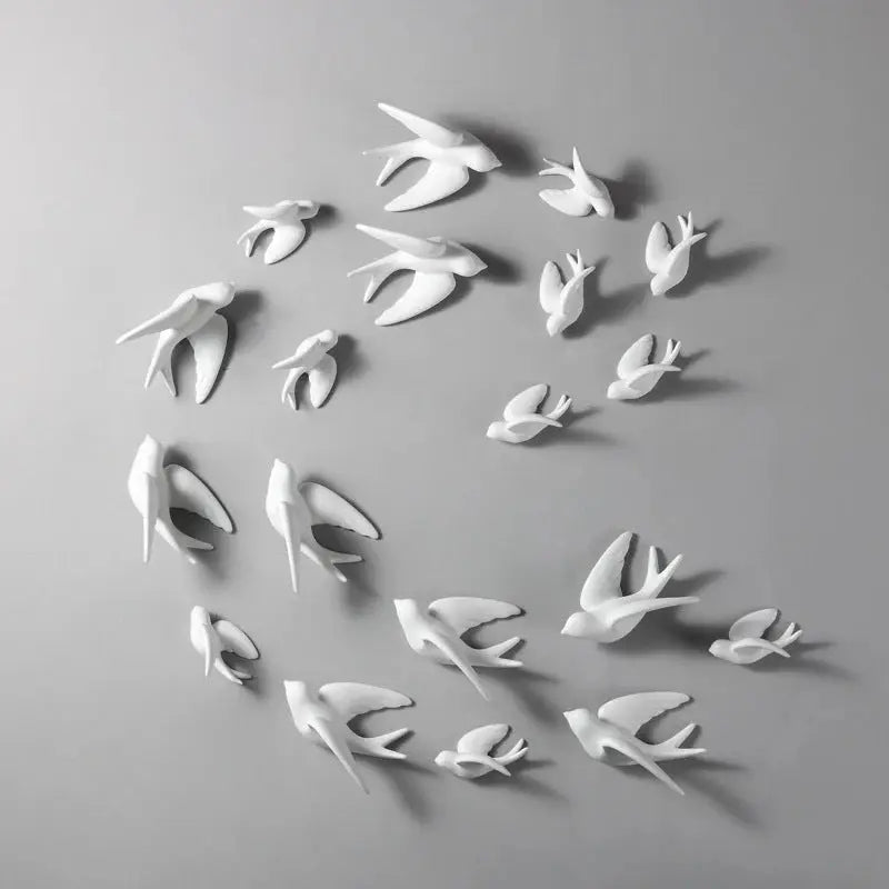 Ceramic Wall Hangings 3D Bird Decoration - Unique Unique Unique Ceramic Wall Hangings 3D Bird Decoration