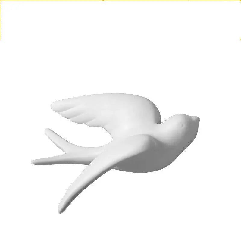 Ceramic Wall Hangings 3D Bird Decoration - Unique Unique Unique Ceramic Wall Hangings 3D Bird Decoration