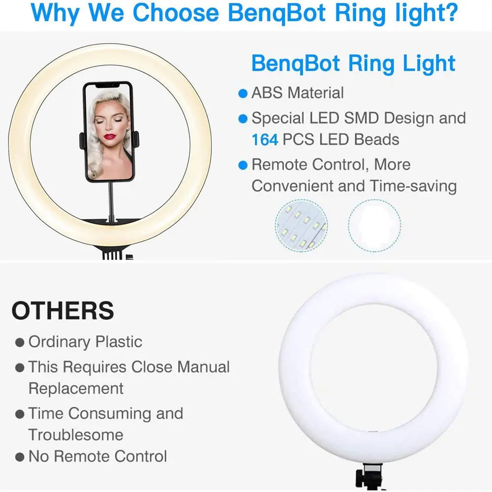 Compatible with Apple, Video Light, Dimmable Light, Selfie Led Ring Light, Usb Ring Light, With Tripod Frame Light - Unique Unique Unique Compatible with Apple, Video Light, Dimmable Light, Selfie Led Ring Light, Usb Ring Light, With Tripod Frame Light