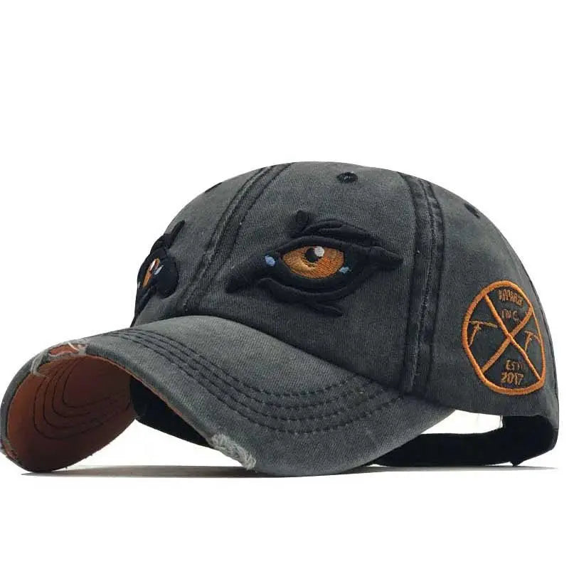 Cross Border New Baseball Cap In Spring, Embroidered Cap In Eyes, Sun Proof Cap In Summer - Unique Unique Unique Cross Border New Baseball Cap In Spring, Embroidered Cap In Eyes, Sun Proof Cap In Summer